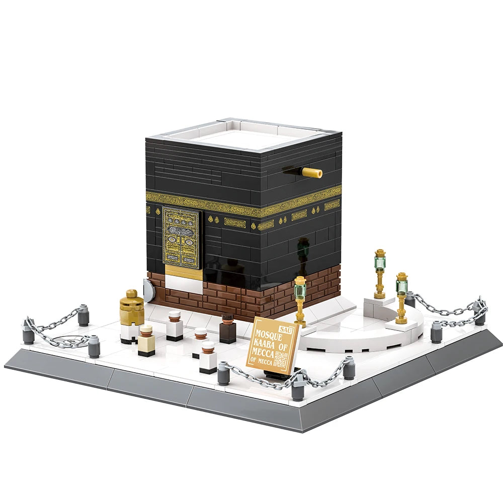 🕌 Mecca Kaaba Mosque Building Blocks – 446PCS Educational Toy for Kids & Adults
