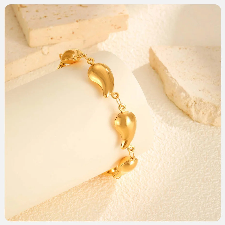🌊 VNOX Luxury Sea-Inspired Bracelet – Elegant Stainless Steel Design