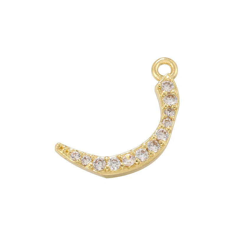 ✨ 18K Gold Plated Arabic Letter Pendant – Trendy Personalized Jewelry by ZHUKOU