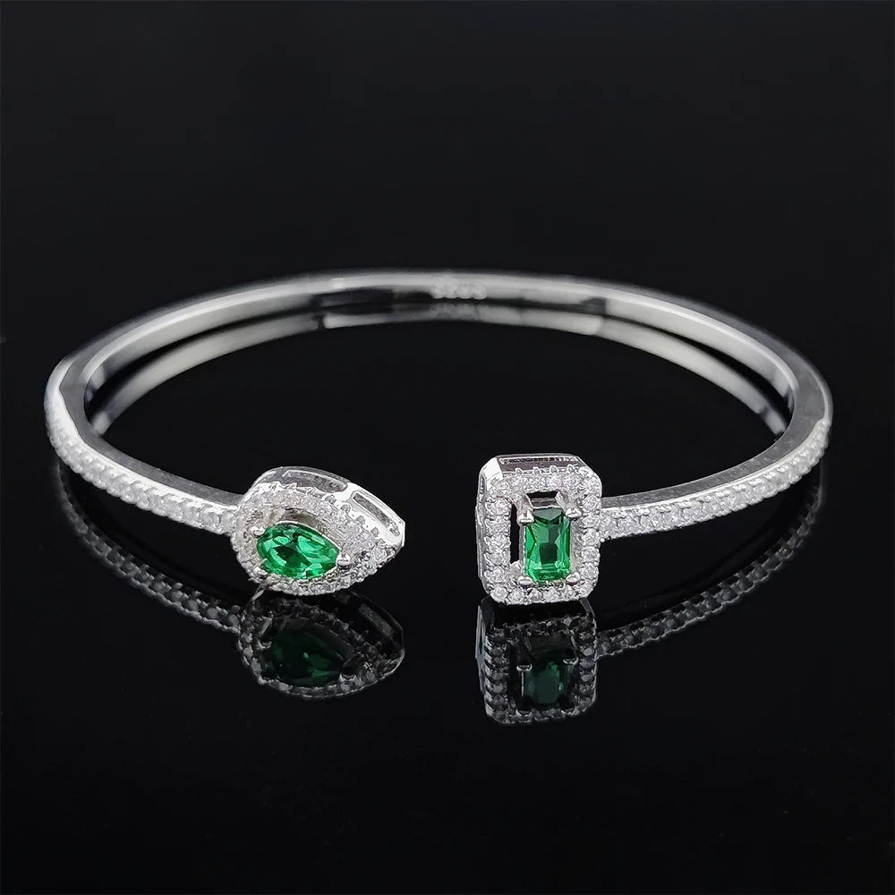 π 18K Gold Plated Snake Punk Pear-Shaped Open Bangle β Adjustable Statement Jewelry for Women