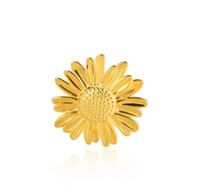 ✨ Gold Ring – 18K Gold Plated Stainless Steel Couple Band-4