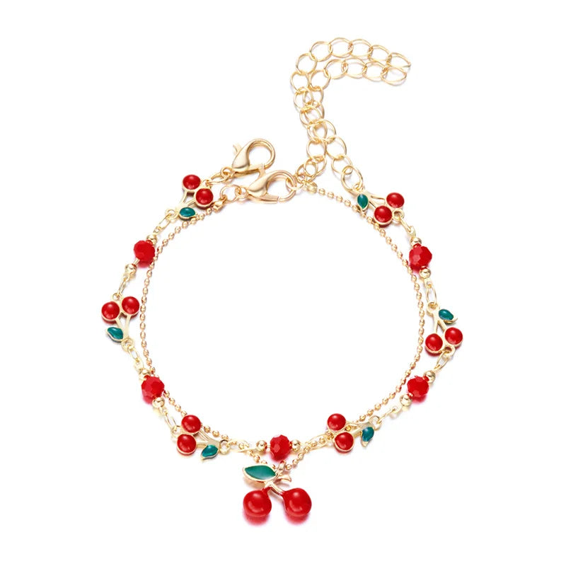 π Sweet Cherry Bracelet / Necklace/Anklet