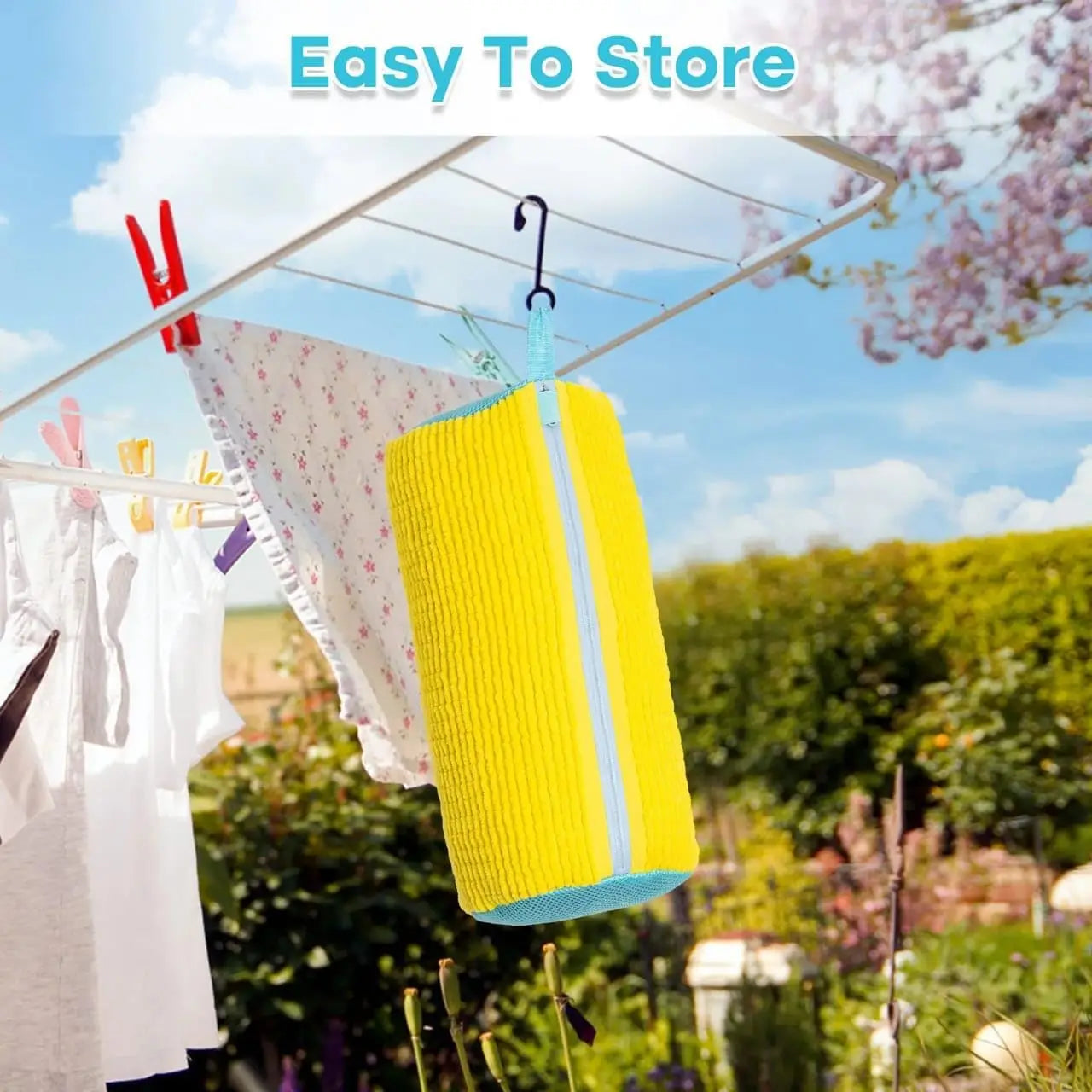 Durable Mesh Shoe Wash Bag with Zipper