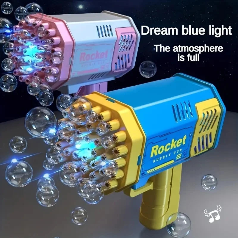 40-Hole Fully Automatic Outdoor Bubble Machine – Light & Fun Without Batteries!