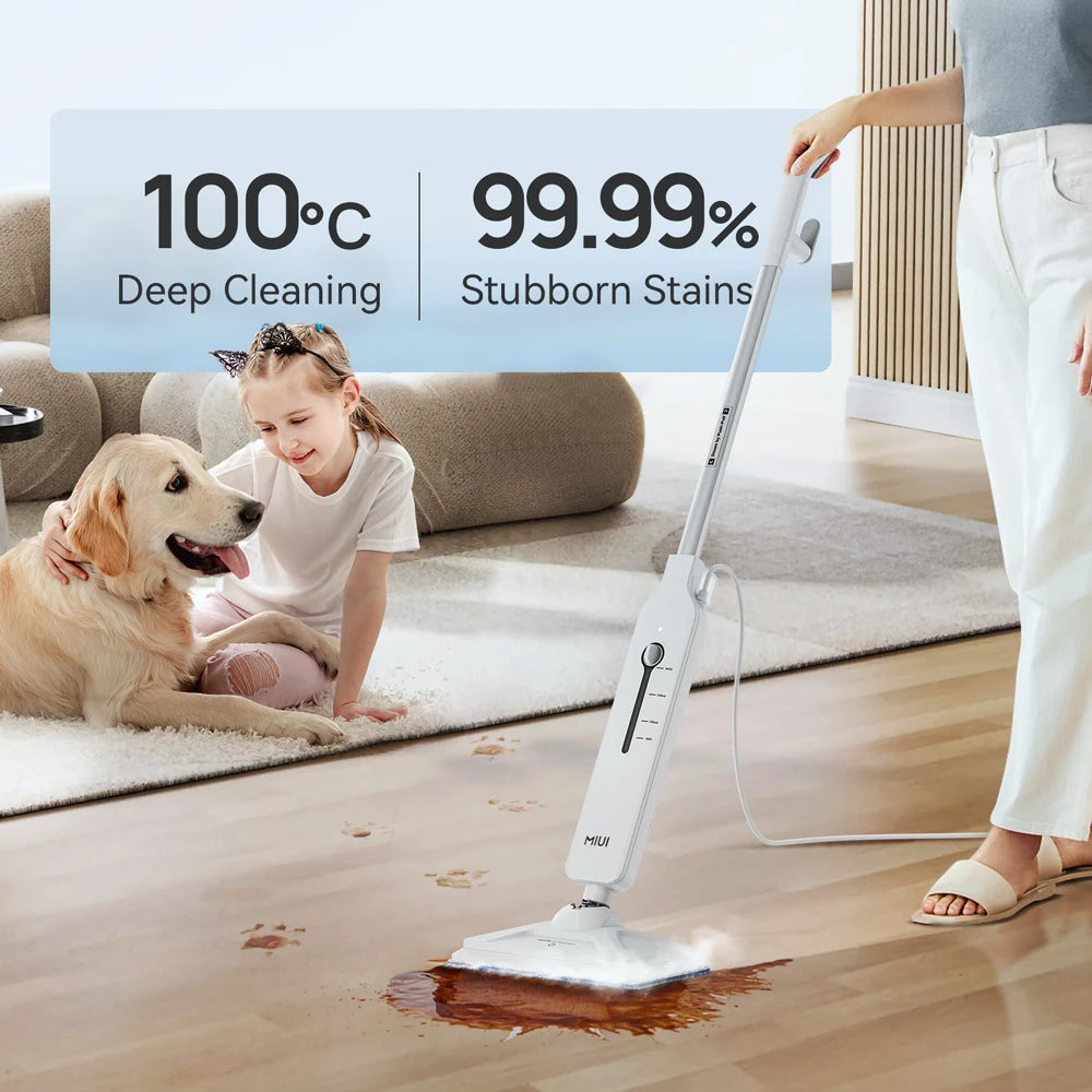 🧼 MIUI High-Power Steam Mop – Deep Clean, Zero Chemicals