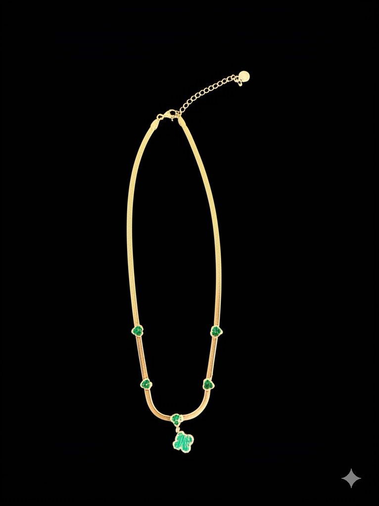 Goldene Edelstahlkette