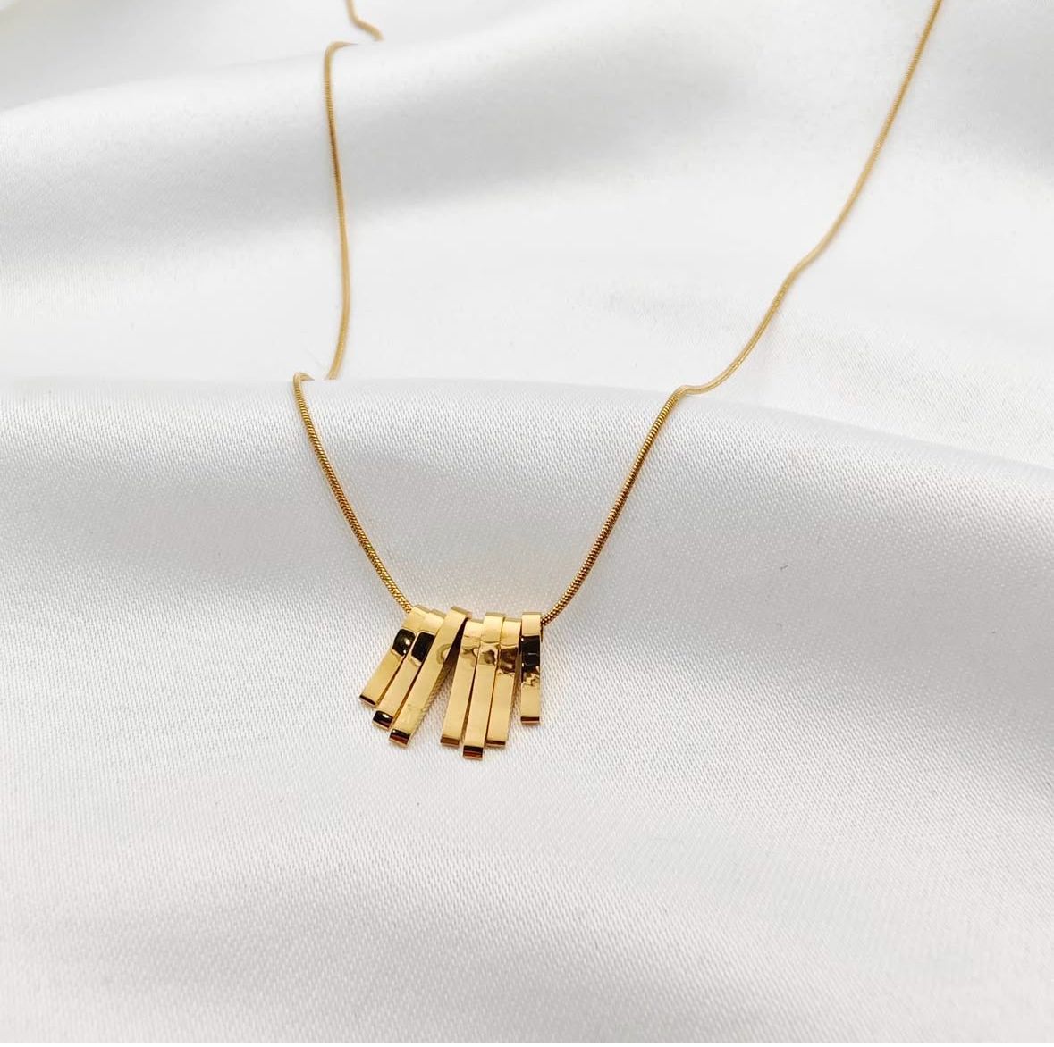 Anhänger Halskette Gold Edelstahl Halskette