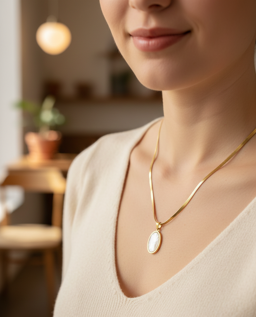 Trendige Halsketten aus Edelstahl 