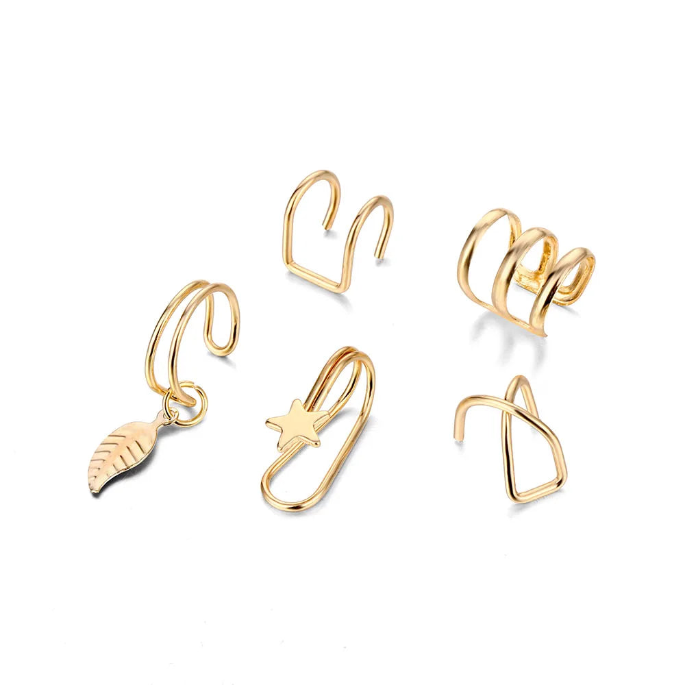 ✨ 7PCS Bohemian Clip Earring Set – Vintage, Fun and Stylish