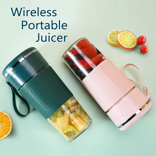 🍓 CREAROMA Portable USB Juicer – Fresh Smoothies Anytime, Anywhere