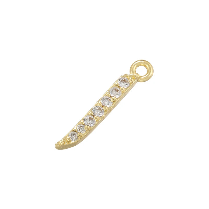 ✨ 18K Gold Plated Arabic Letter Pendant – Trendy Personalized Jewelry by ZHUKOU