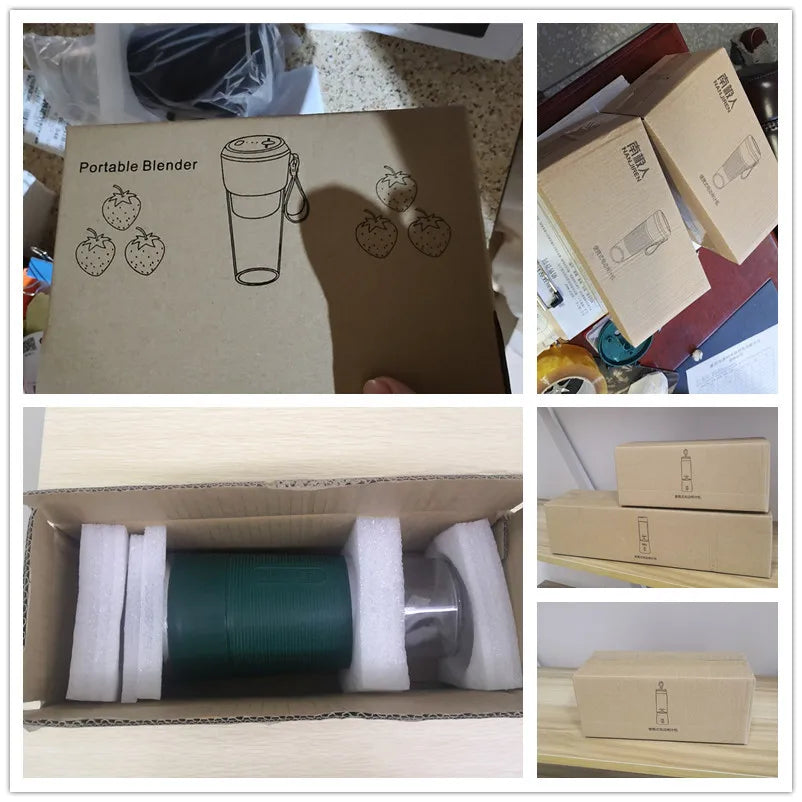 🍓 Tragbarer USB-Entsafter von CREAROMA – Frische Smoothies jederzeit und überall 