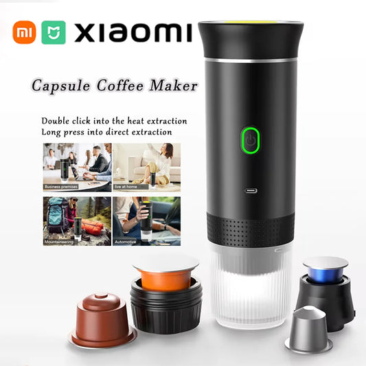 Tragbare Espressomaschine Xiaomi MIJIA – Kabellose 3-in-1-Kapsel- und gemahlene Kaffeemaschine