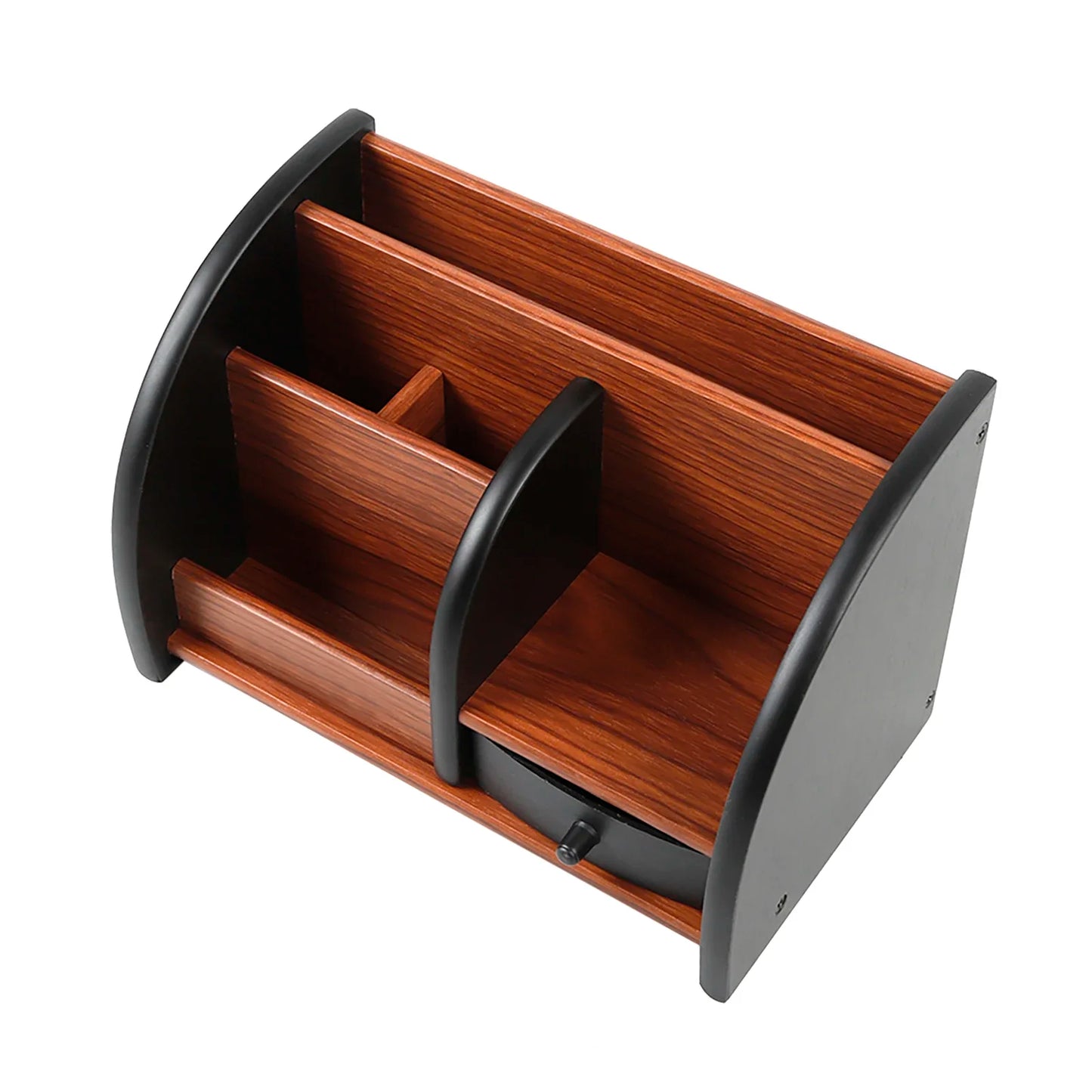 Wooden Pen Holder with Drawer