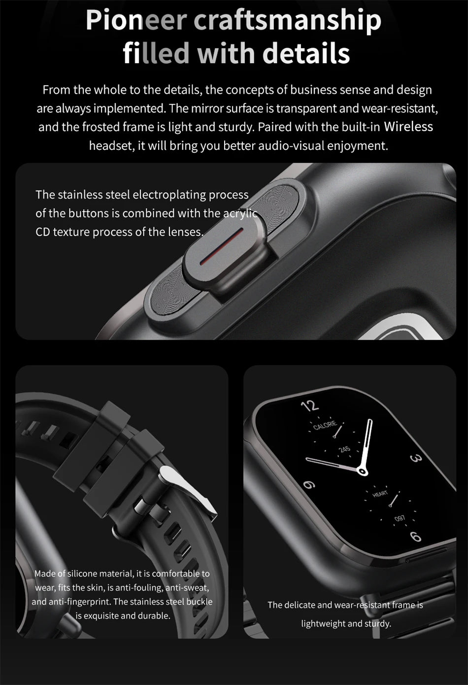 ⌚ Smart Watch + Wireless Earbuds – 2-in-1 Fitness &amp; Lifestyle Companion