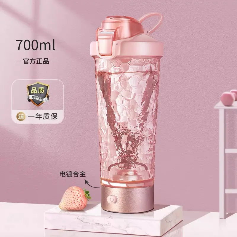 DUTRIEUX 650ml USB Electric Protein Shaker Bottle – Blend Smarter, Not Harder