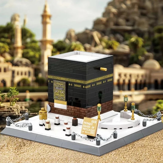 🕌 Bausteine ​​der Mekka-Kaaba-Moschee – 446-teiliges Lernspielzeug für Kinder und Erwachsene 