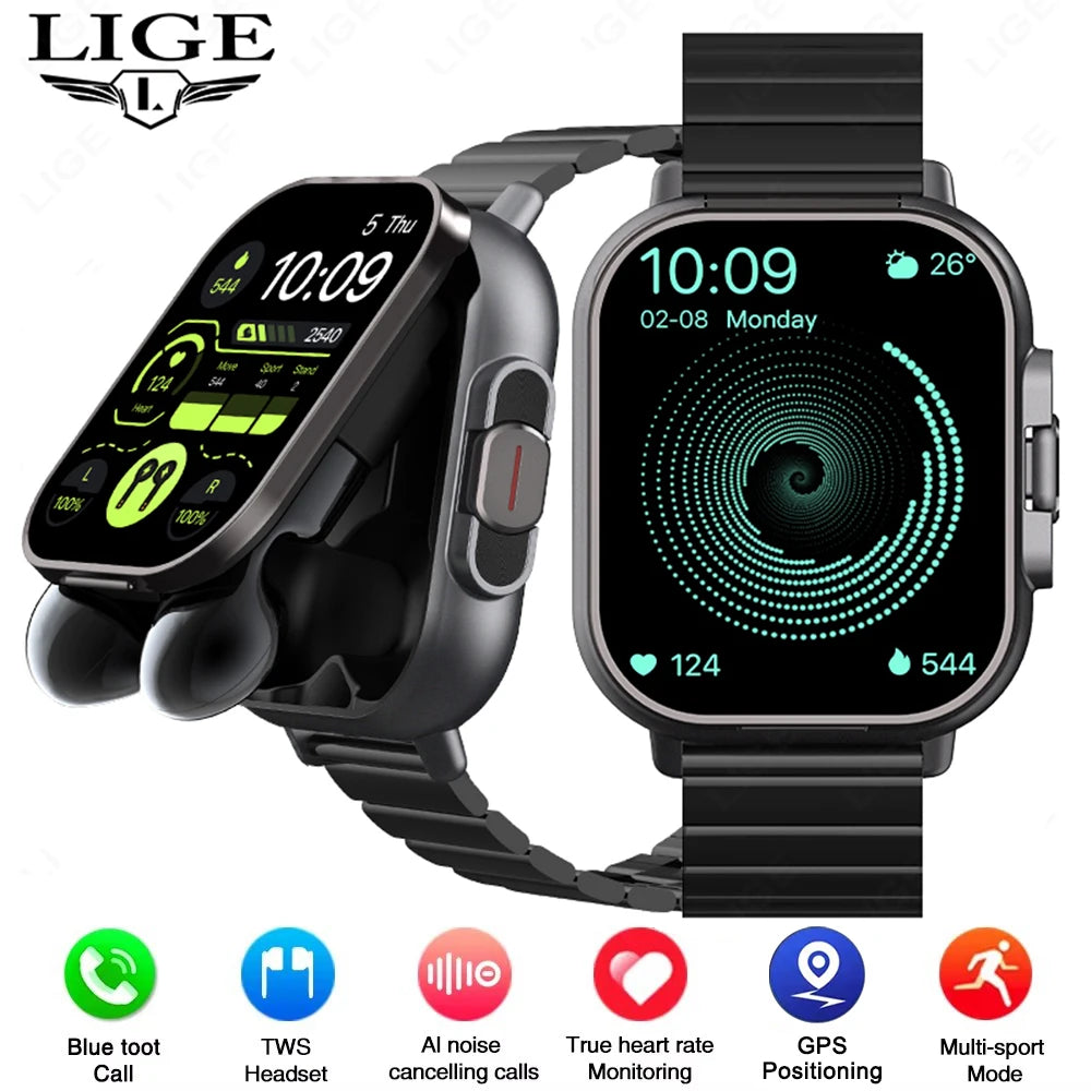 ⌚ Smart Watch + Wireless Earbuds – 2-in-1 Fitness &amp; Lifestyle Companion
