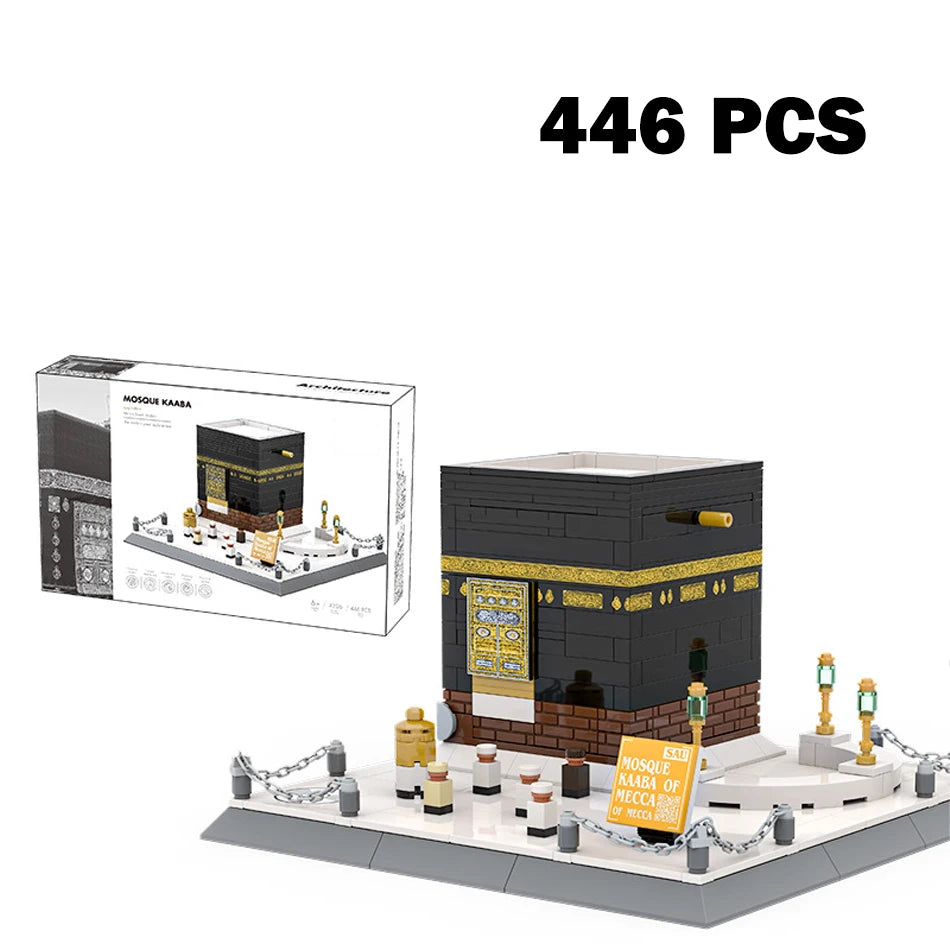 World Famous Architecture Kaaba, Prophet/Blue/Dom of the Rock Mosque