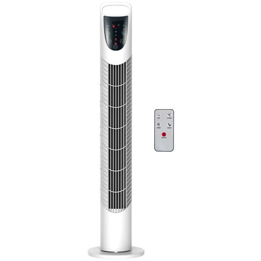 🌬️ HOMCOM Turmventilator mit Fernbedienung – Kompakte, leistungsstarke Kühlung 