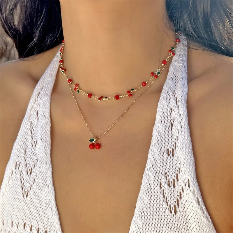 🍒 Sweet Cherry Bracelet / Necklace/Anklet