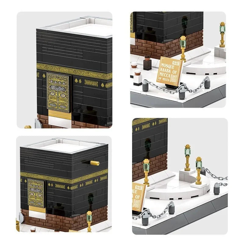🕌 Mecca Kaaba Mosque Building Blocks – 446PCS Educational Toy for Kids & Adults