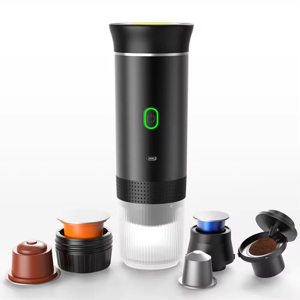 Xiaomi MIJIA Portable Espresso Machine – Wireless 3-in-1 Capsule and  Ground Coffee Brewer