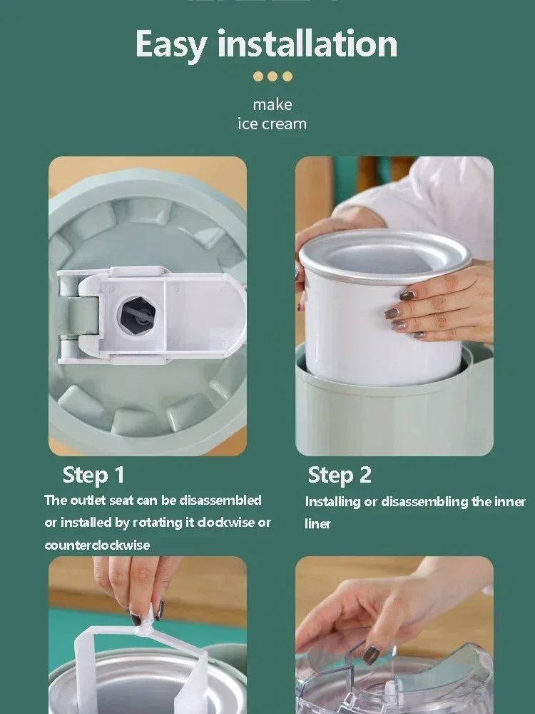 DIY Homemade Ice Cream Machine