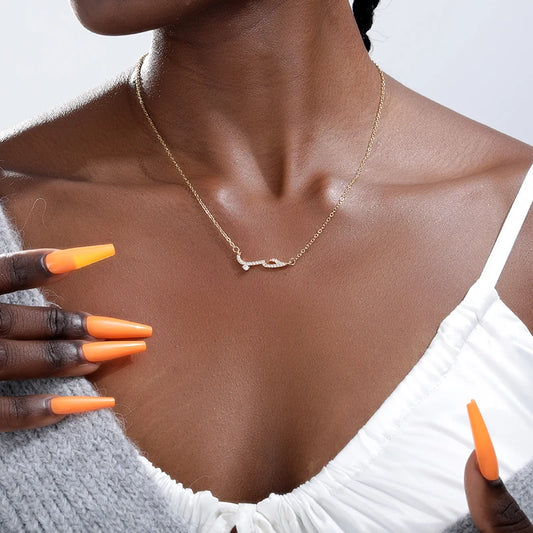 💖 18K Rose Gold Arabic “Love” Necklace – Islamic Stainless Steel Pendant for Women
