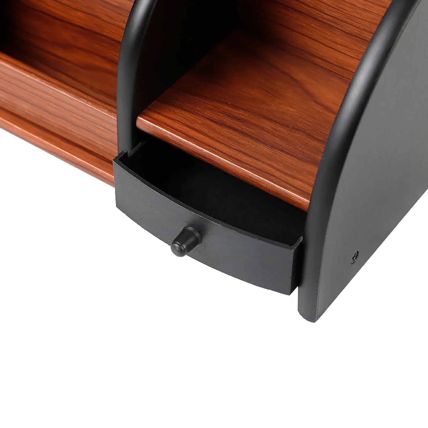 Wooden Pen Holder with Drawer